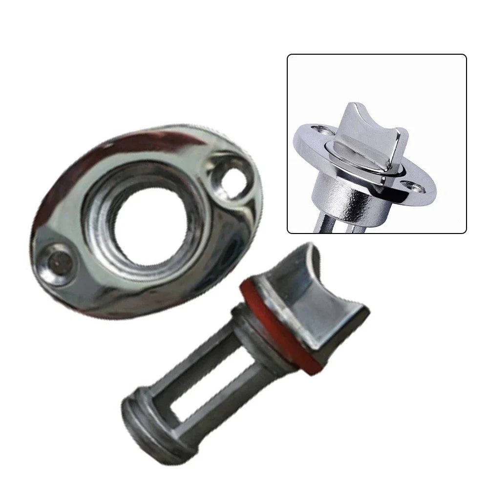 1 Piece Marine Drain Valve for Stern Boats with Reliable O Ring Sealing
