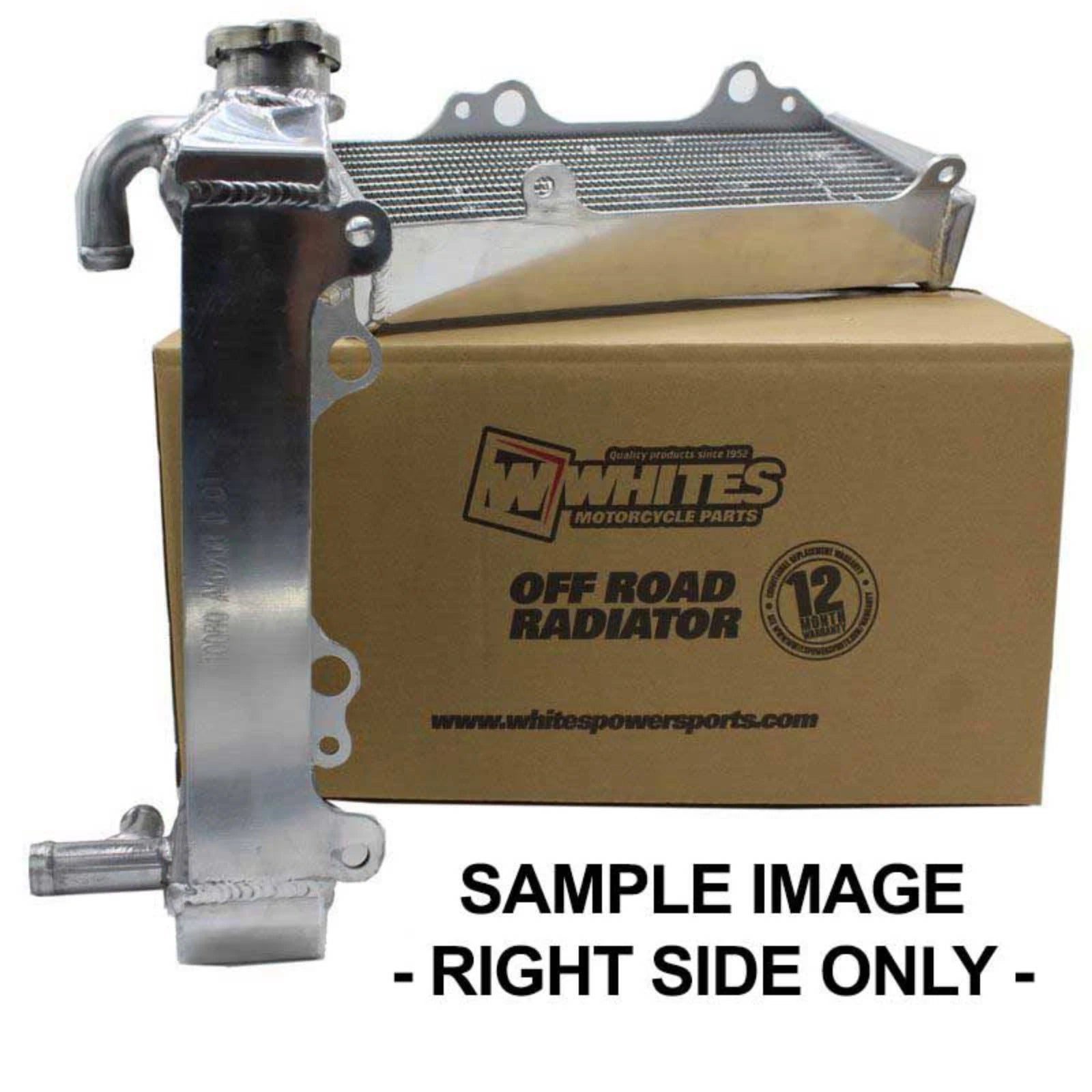 Whites Right Radiator for Suzuki RMZ250 (2014–2018)