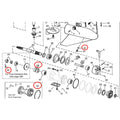 Lower Unit Gearcase Seal Kit for OMC Cobra V6/V8 (1990-1999)
