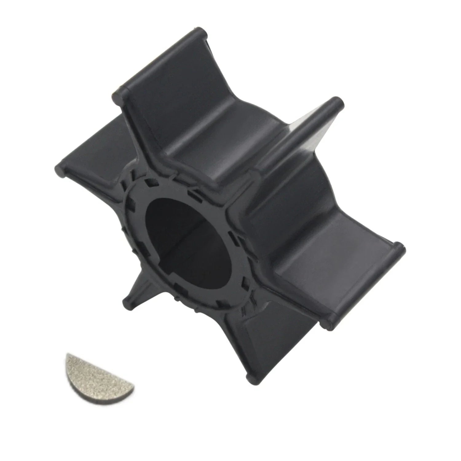 Yamaha 25-50HP 2-Stroke Outboard Water Pump Impeller & Key for F25/F30/F40/F50