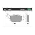 Newfren Rear Brake Pads for Suzuki GSF1200S BANDIT (2006)