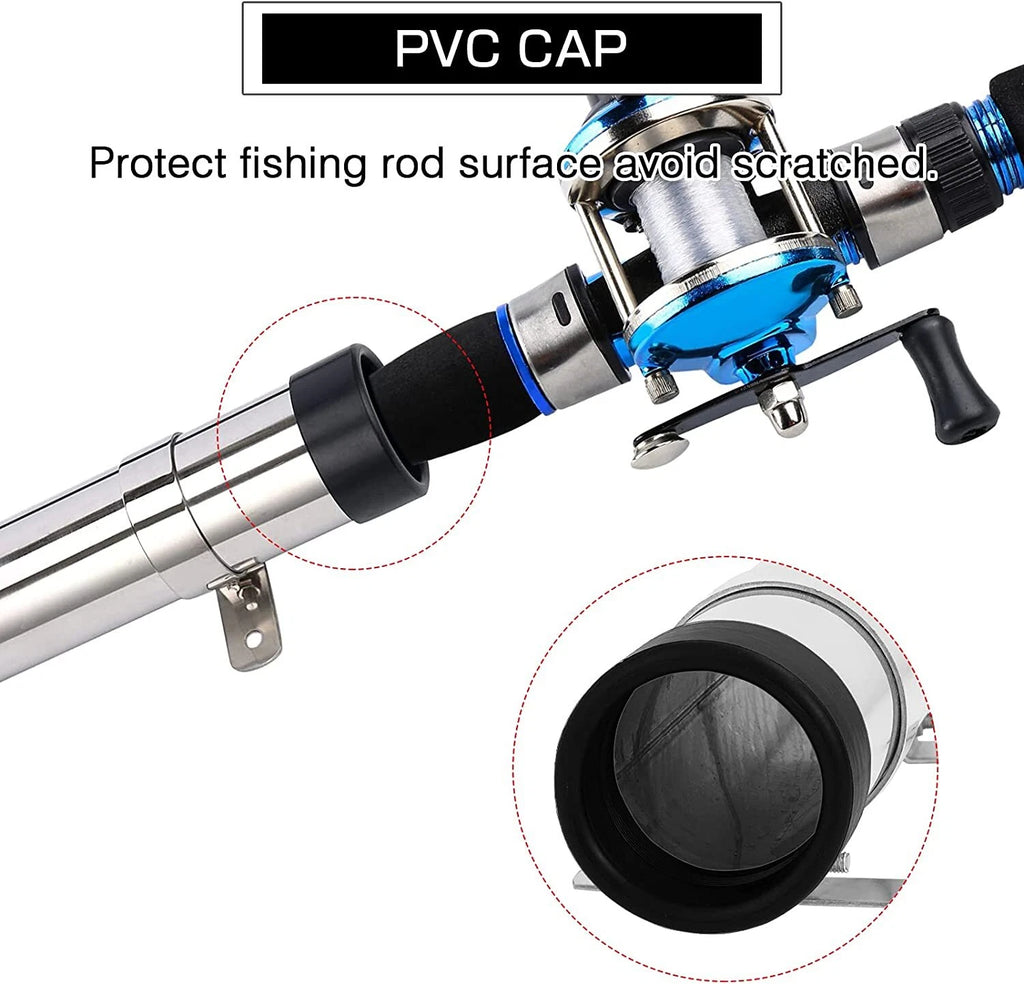 Boat Fishing Rod Holder Stainless Steel Side Mount for Marine