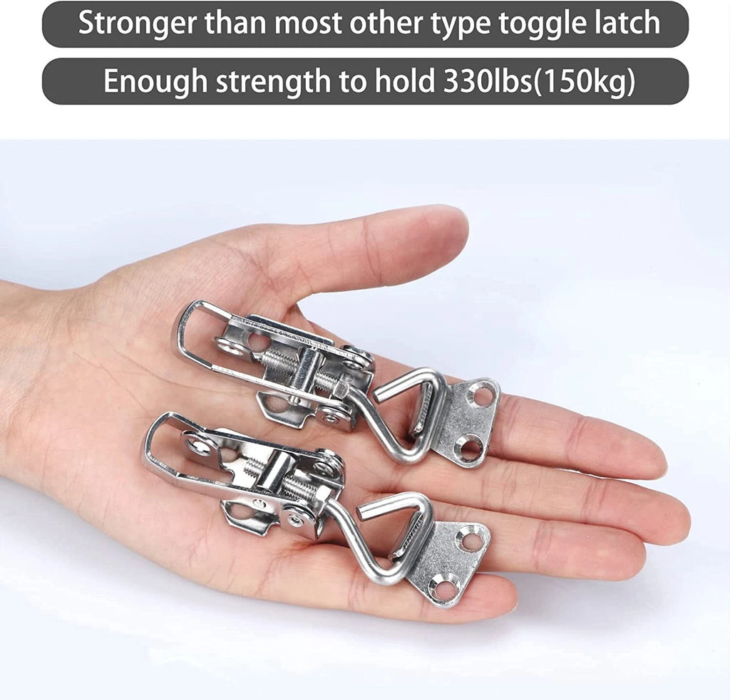 Marine Stainless Steel Toggle Latch Fastener Lock for Hatches and Cabinets