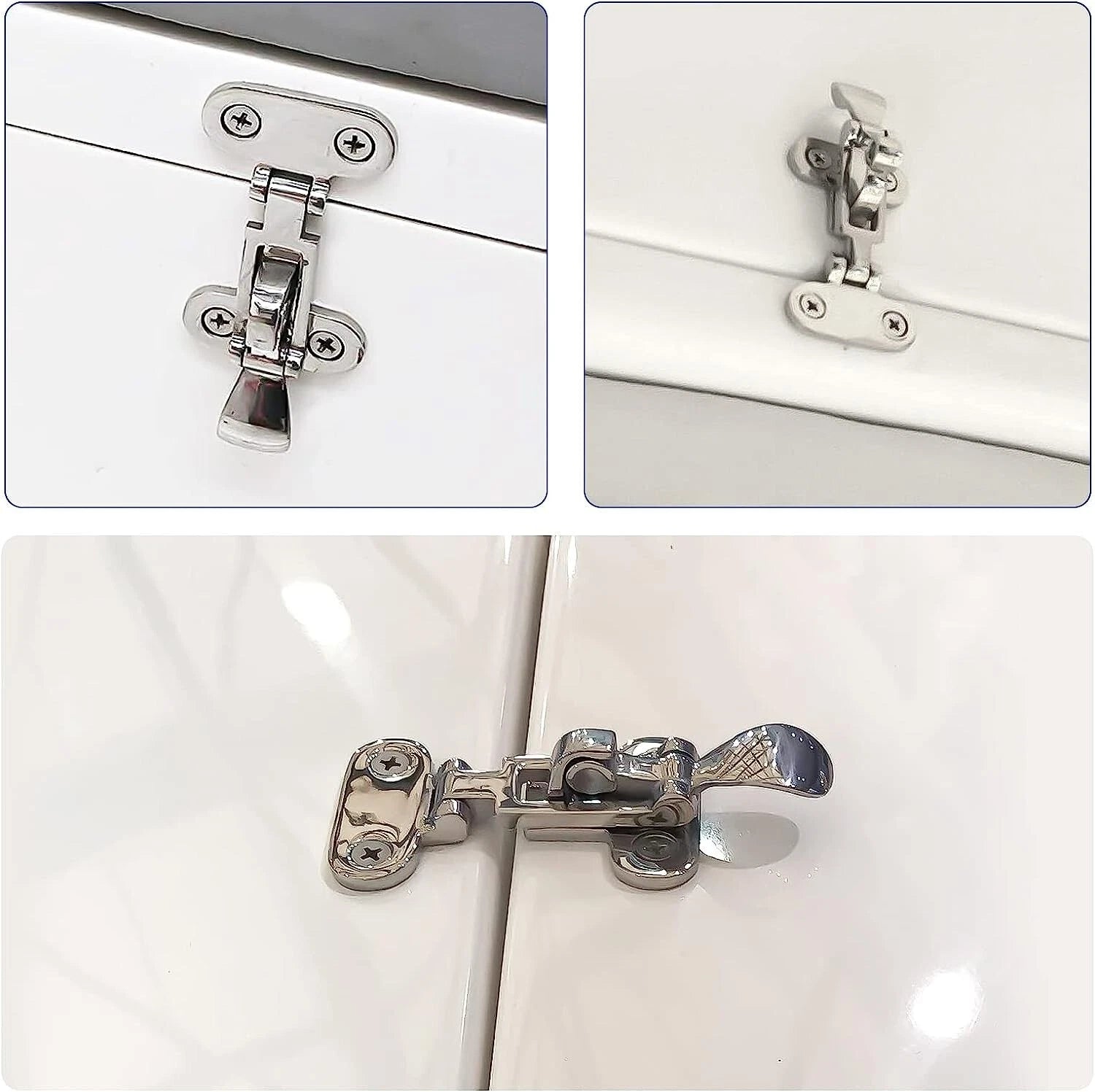 316 Stainless Steel Toggle Latch Lockable Hold Down Clamp for Boats