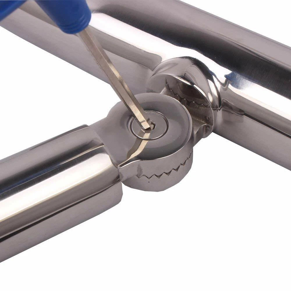 Marine Boat Fishing Rod Holder Outrigger Stainless Steel 10" Pod