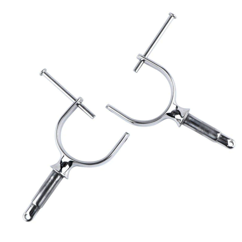 Stainless Steel Top-Mount Rowlock Horns for Oars (2020–2023)