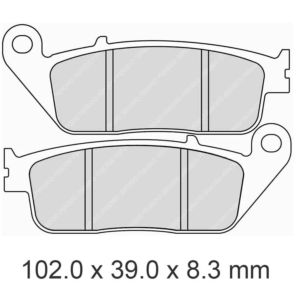 Ferodo Front Brake Pads for Honda CB250 1993-2005 (P0)