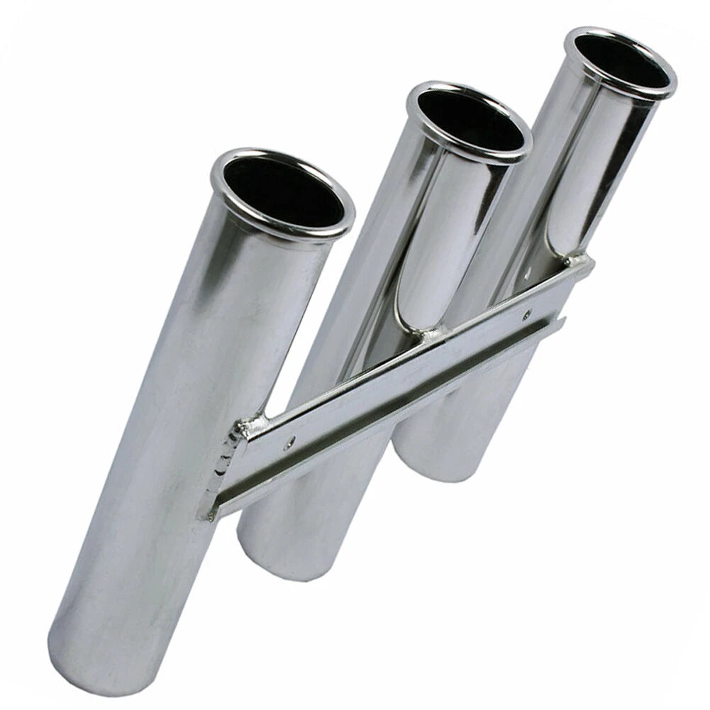 3 Tube Stainless Steel Boat Fishing Rod Holder for Yacht Kayak