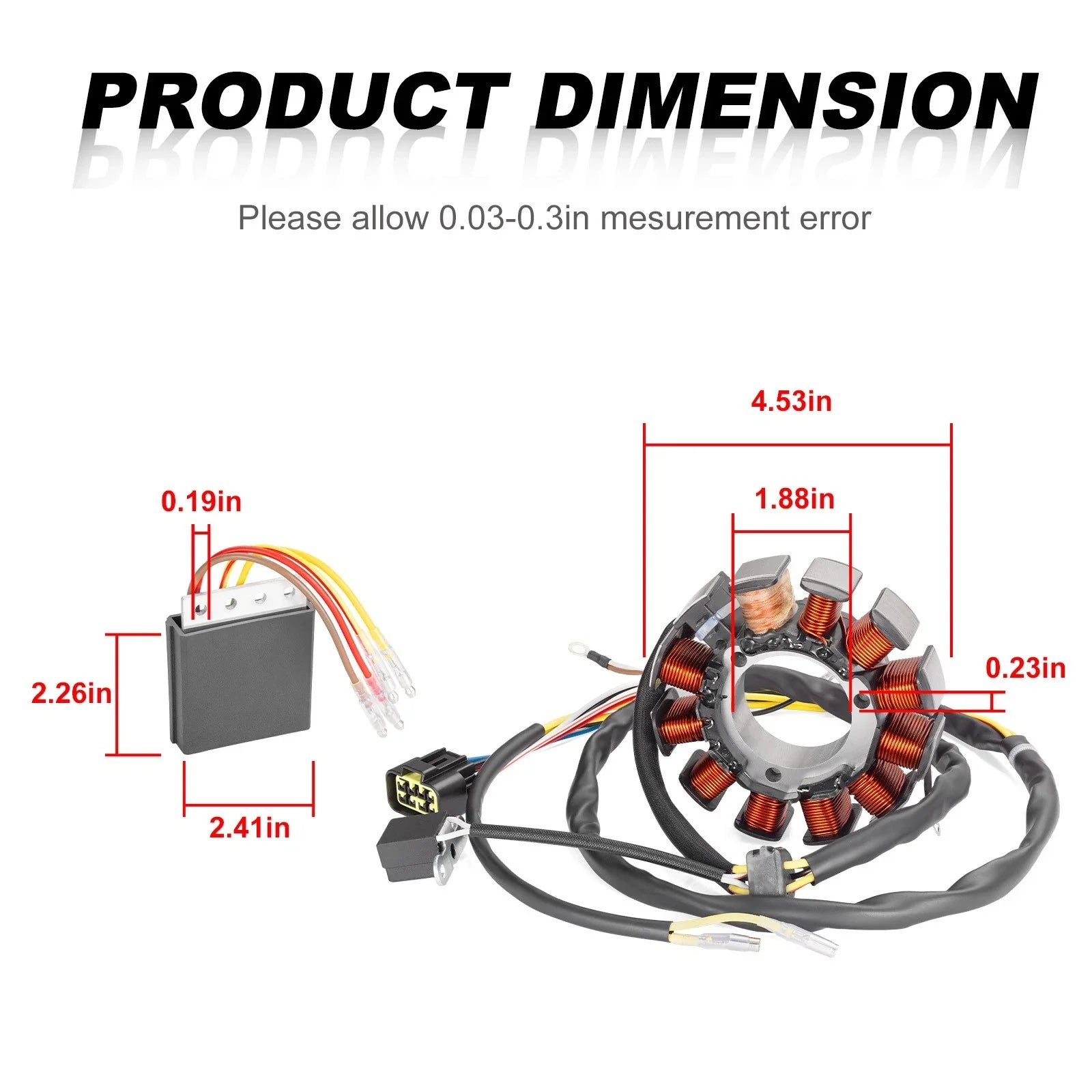 Stator & Regulator for Polaris Scrambler 500 2x4 2002 (S# 02-05388+)