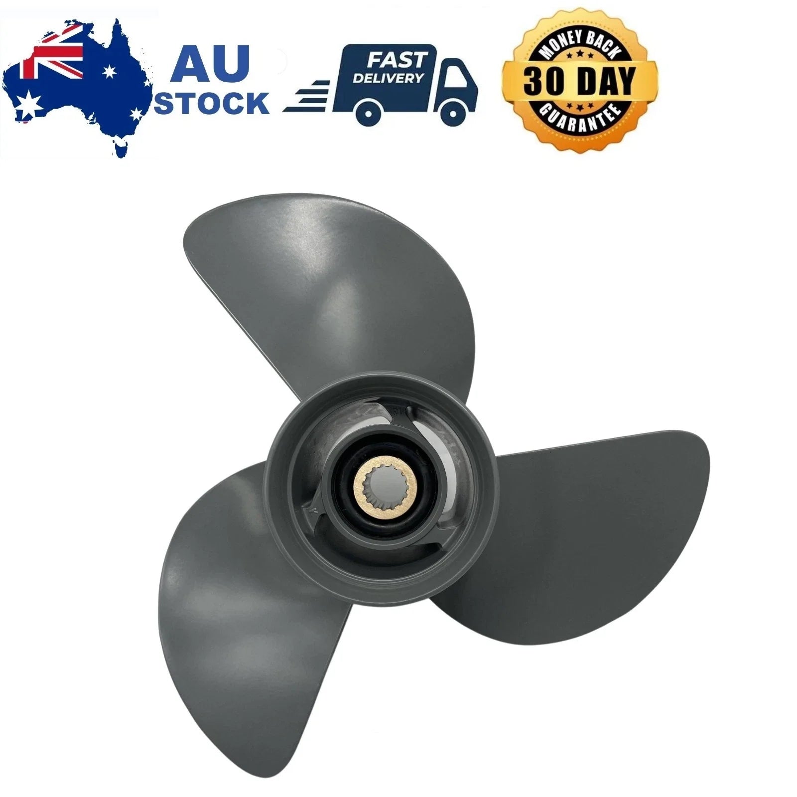 Propeller 13 1/4x17 for Honda Outboard 75-130HP Aluminum 15 Tooth