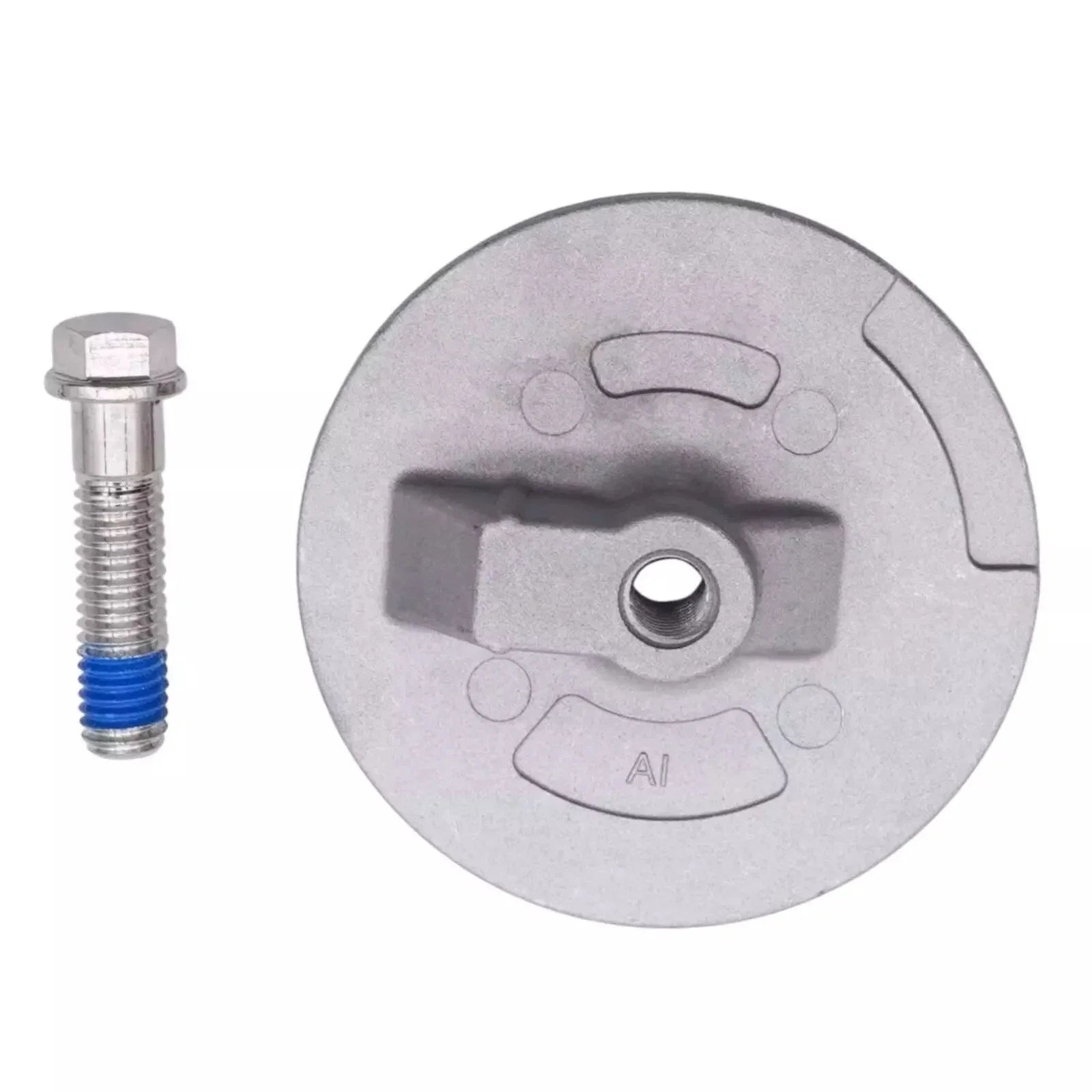 Magnesium Anode Flat Trim Tab Plate for Mercury 18-6244, 76214 Series