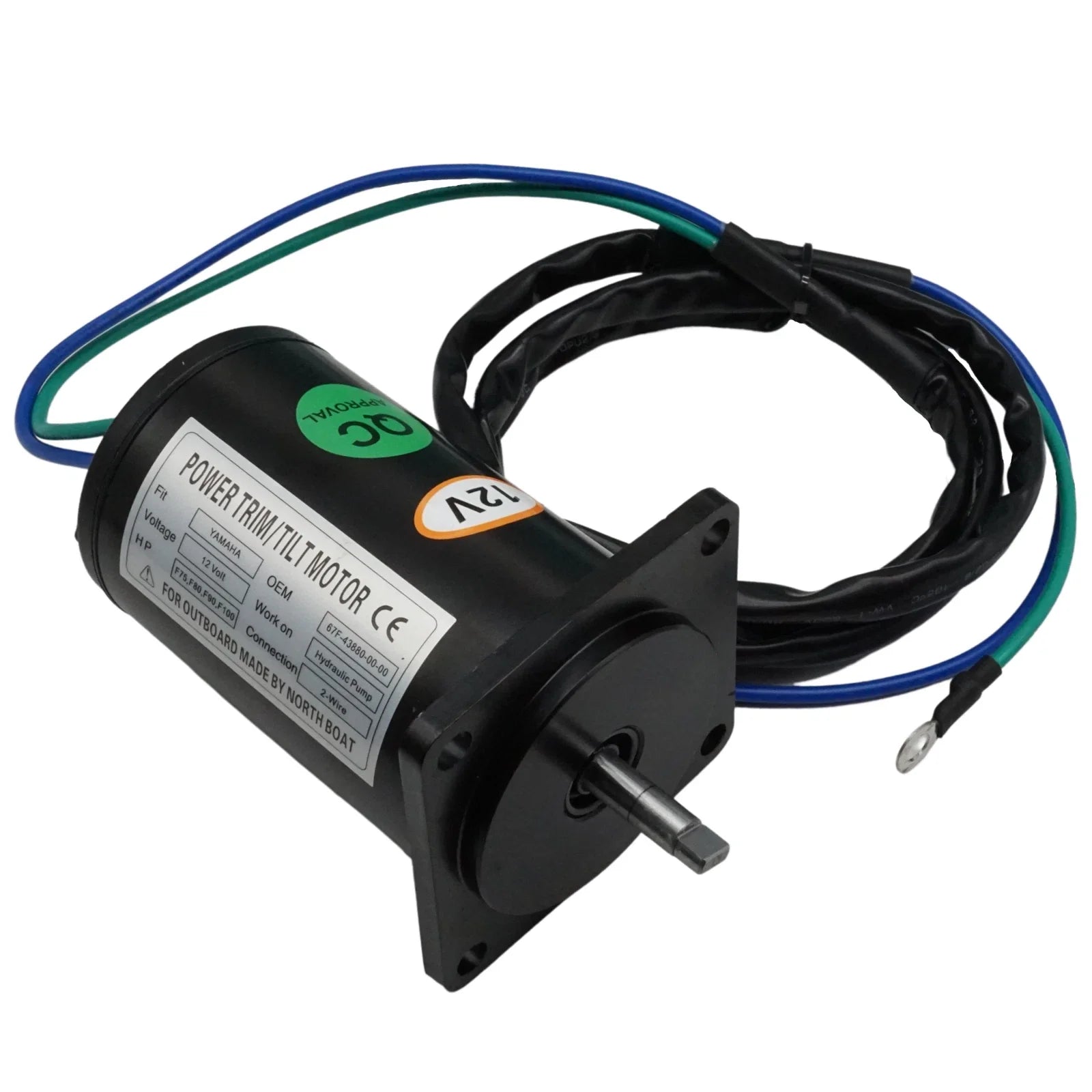 Power Tilt Trim Motor for Yamaha F75/F80/F90/F100 HP Outboard