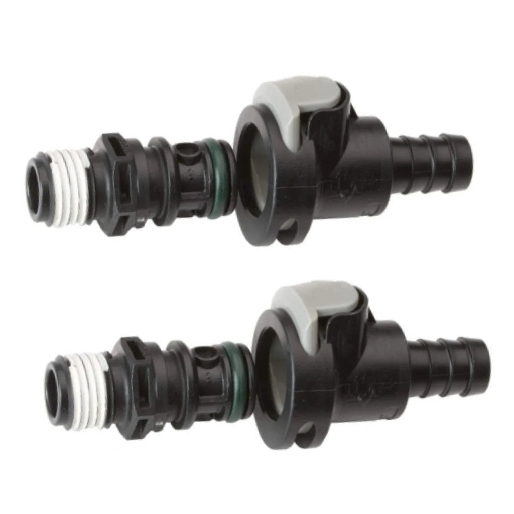 2 PACK Universal Male/Female Sprayless Connector with Thread Sealant