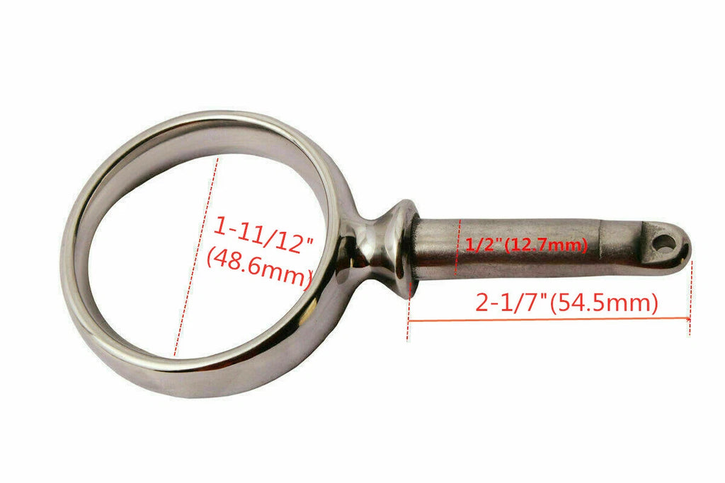 Boat Stainless Steel Oarlock Sockets Side Mount Rowlock for Various Models