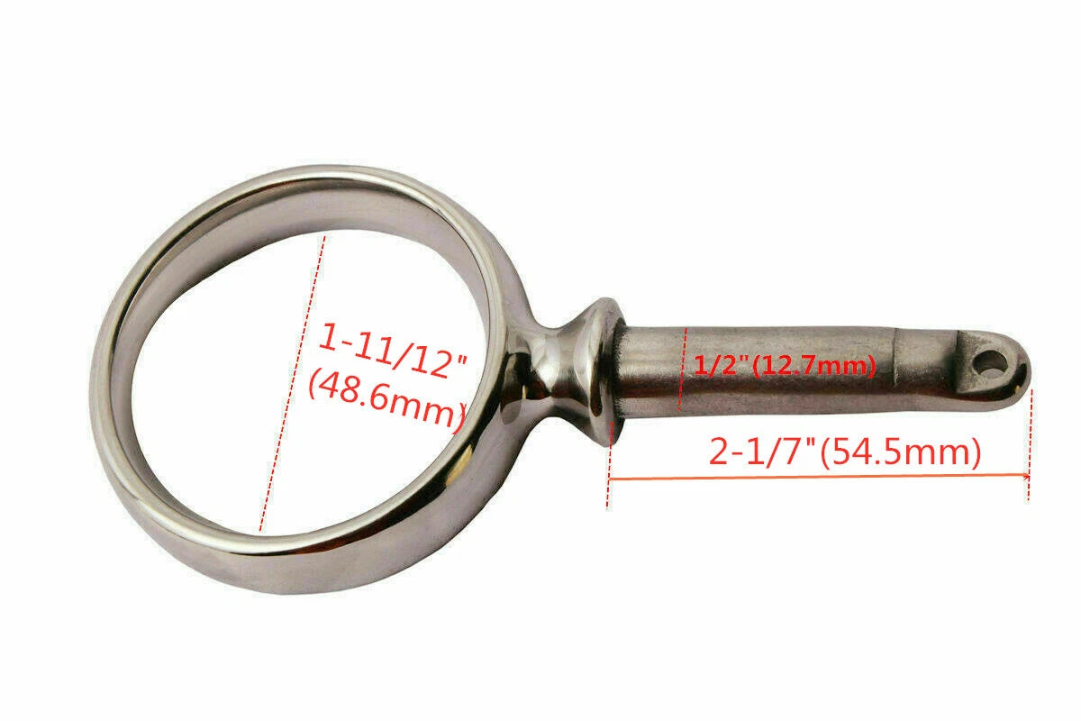 Boat Stainless Steel Oarlock Sockets Side Mount Rowlock for Various Models