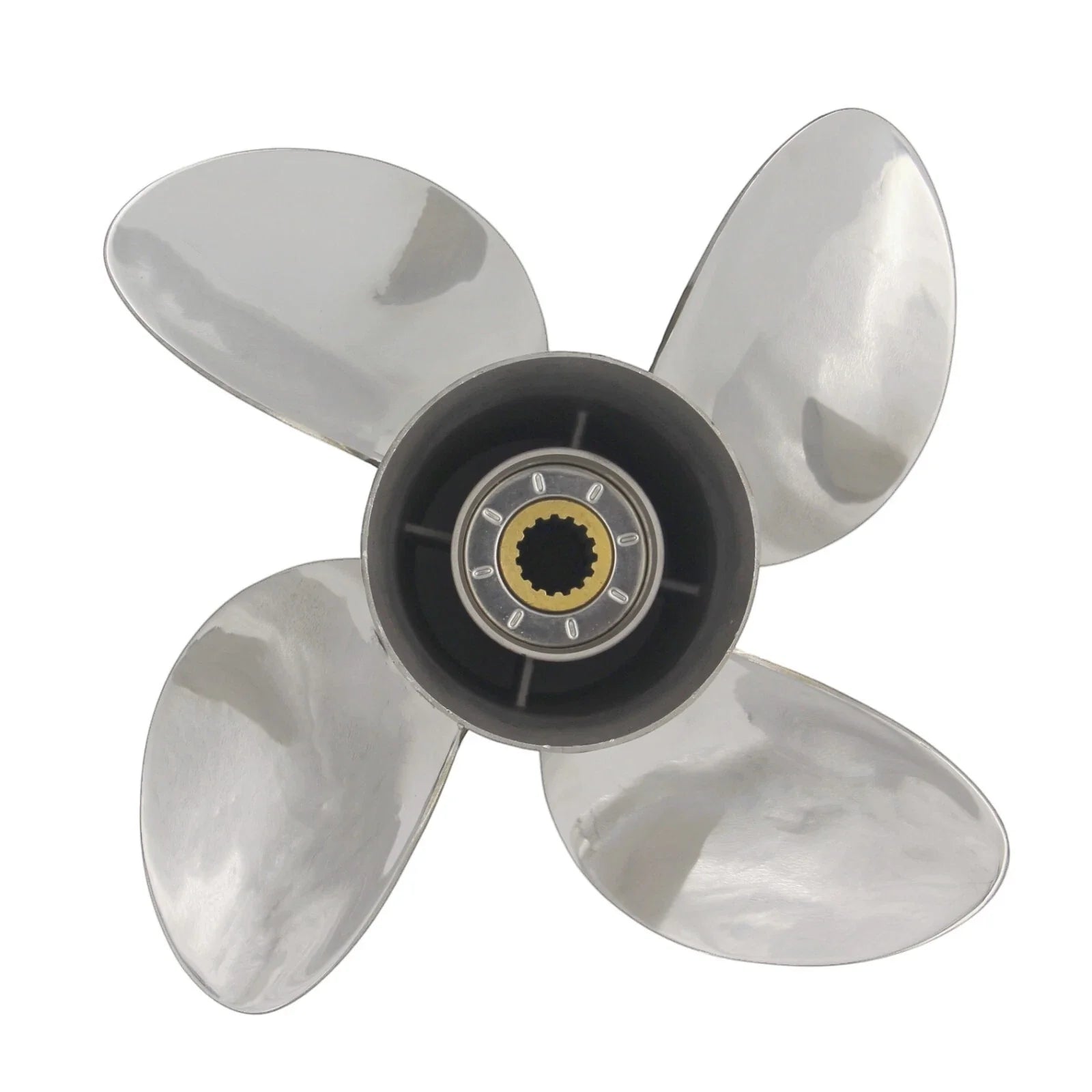 Boat Propeller 13x19 for Suzuki 60-300HP 4-Blade Stainless Steel
