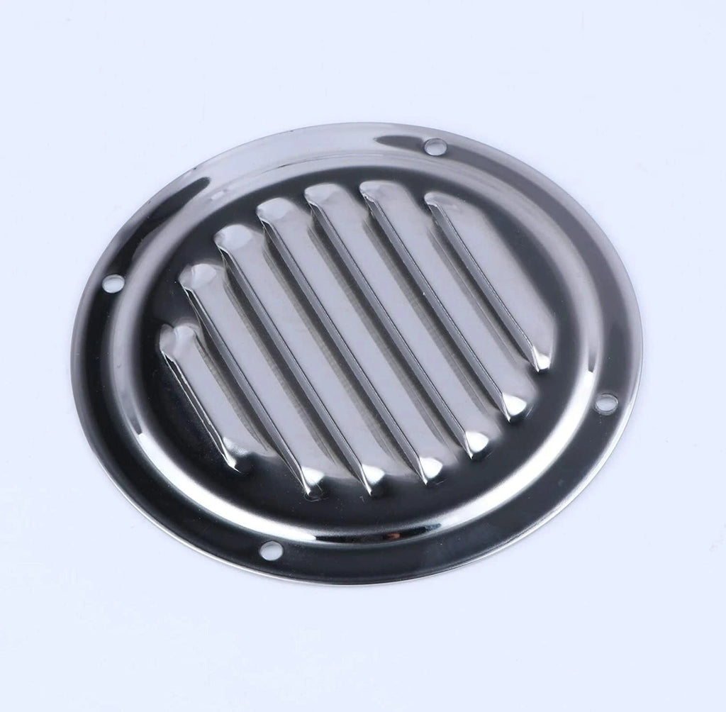 Stainless Steel 4" Round Louvered Vent for Marine Boat