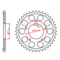 MTX Rear Sprocket 47T for Suzuki RM250 (1984–1986)