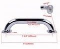 Stainless Steel 9'' Grab Handle Handrail for Door Boat Bath RV