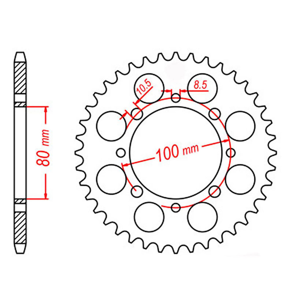 Chain Sprocket for Suzuki GN250 (1982–2007)