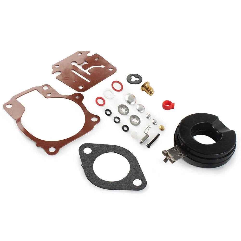 Carburetor Rebuild Kit w/ Float for Johnson/Evinrude 65-75HP