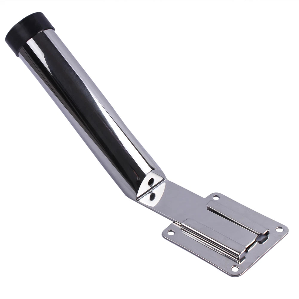 Stainless Steel Slide Mount Fishing Rod Holder Removable for Marine Boat/Yacht