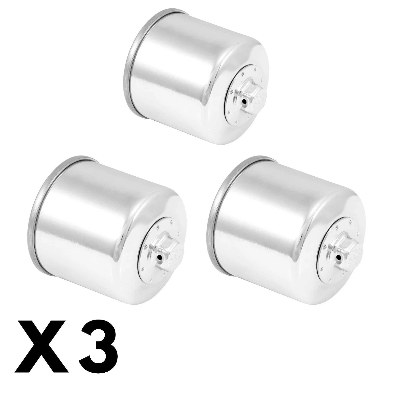 Chrome K&N Oil Filter for Suzuki LTV700F Twin Peaks 4X4 (2006)