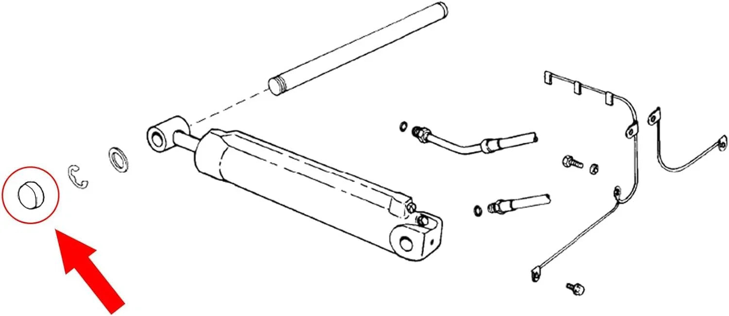 Trim Cylinder/Pivot Pin Cap for Volvo Penta All Models