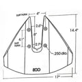 Hydrofoil Stabilizer for Yamaha/Mercury/Johnson Outboard 40-350 HP