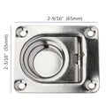 Stainless Steel Pull Ring Spring Handle Latch for Marine Boat