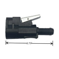 3/8" Fuel Line Connector for Mercury Tank Side (22-13563A6/22-13563A7)