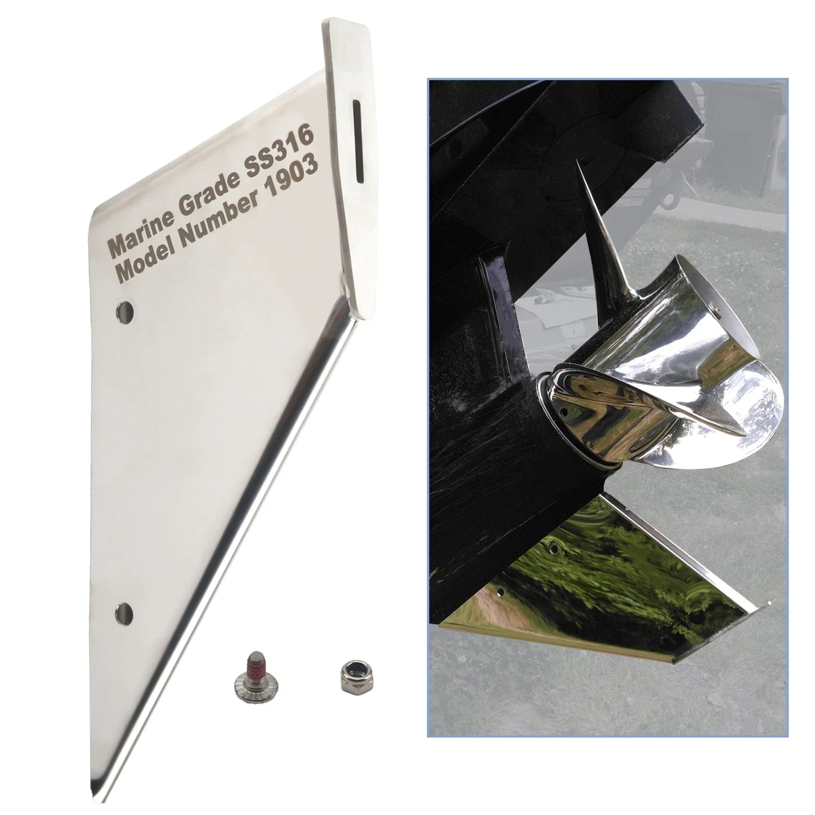 Skeg Guard Safe-Skeg Protector for Mercury Mariner 40/50/60HP & Johnson