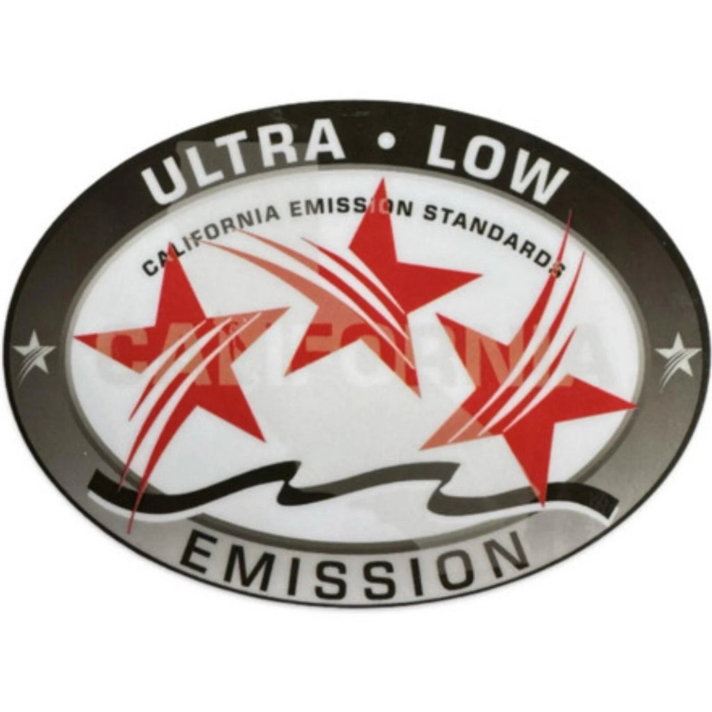 Ultra Low Emission Outboard Graphic Sticker Decal for California - Red