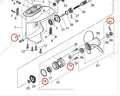 Tohatsu Lower Unit Seal Kit Oil Seal 9.9-30HP for 9.9/15/20/25/30HP Models