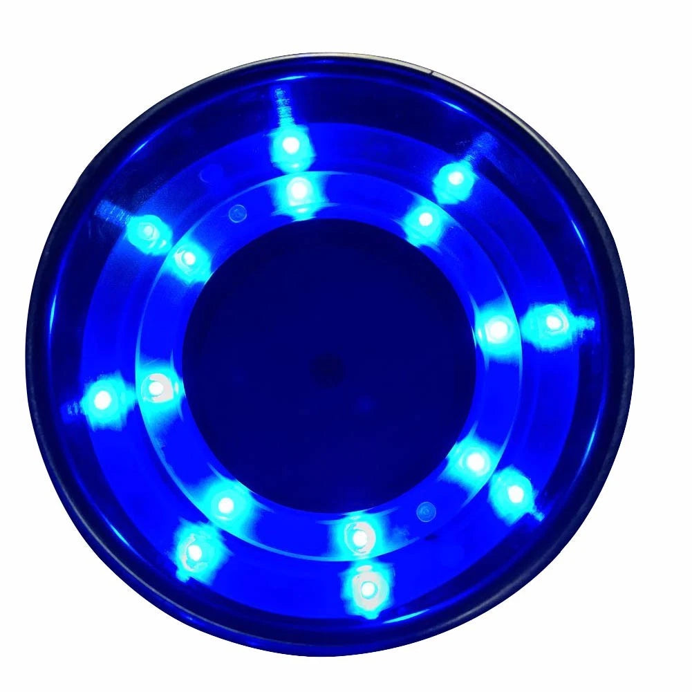 Cup Drink Holder Blue LED Stainless Steel for Marine Yacht/RV
