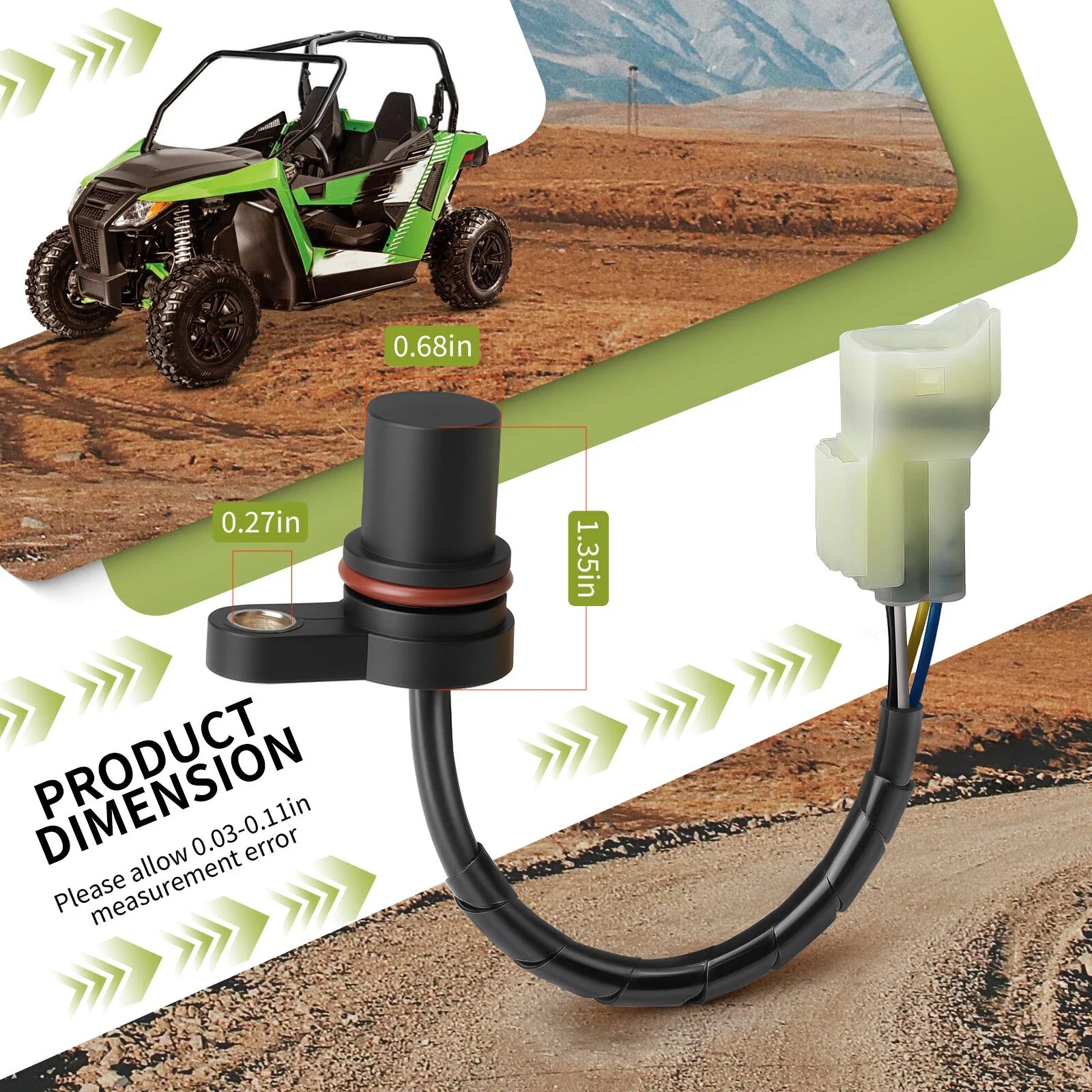 Cam Timing Sensor for Arctic Cat Wildcat Sport/Trail 700 (2015-2019)