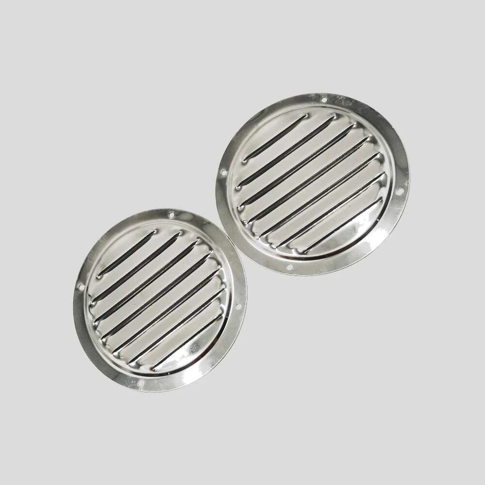 4" Round Louvre Air Vent Stainless Steel for Marine Boat