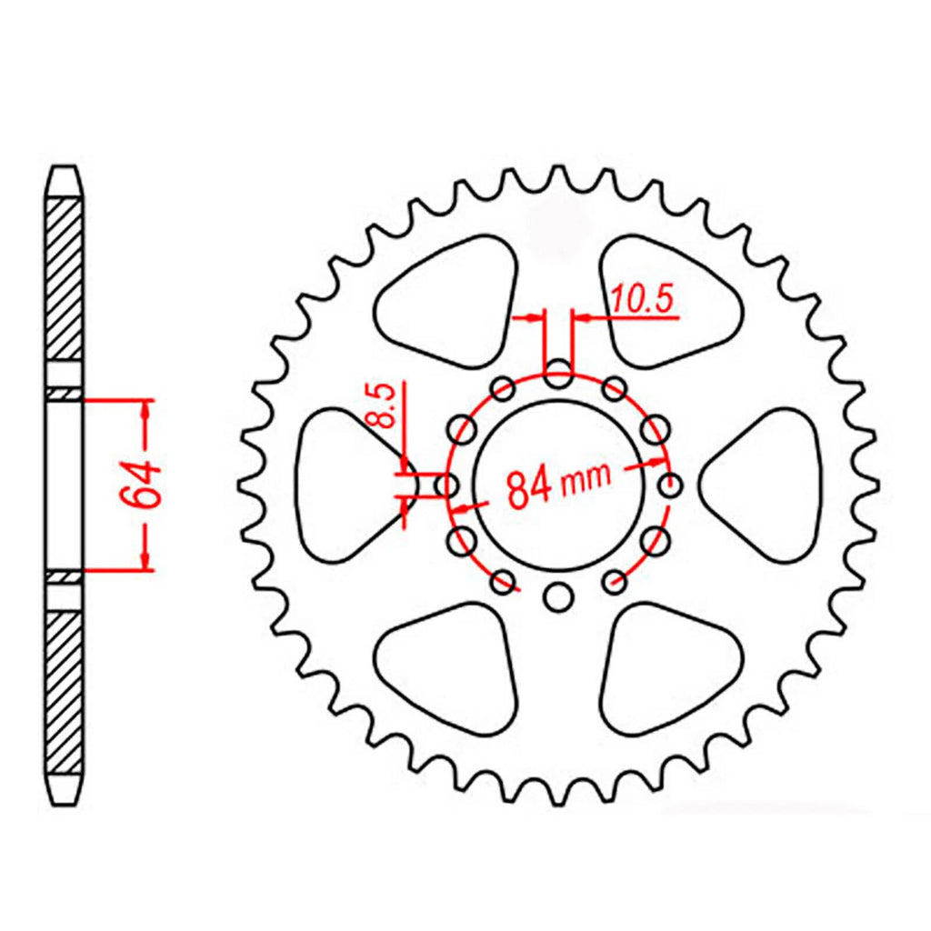 Chain Sprocket for Suzuki DF200E Trojan (1995)