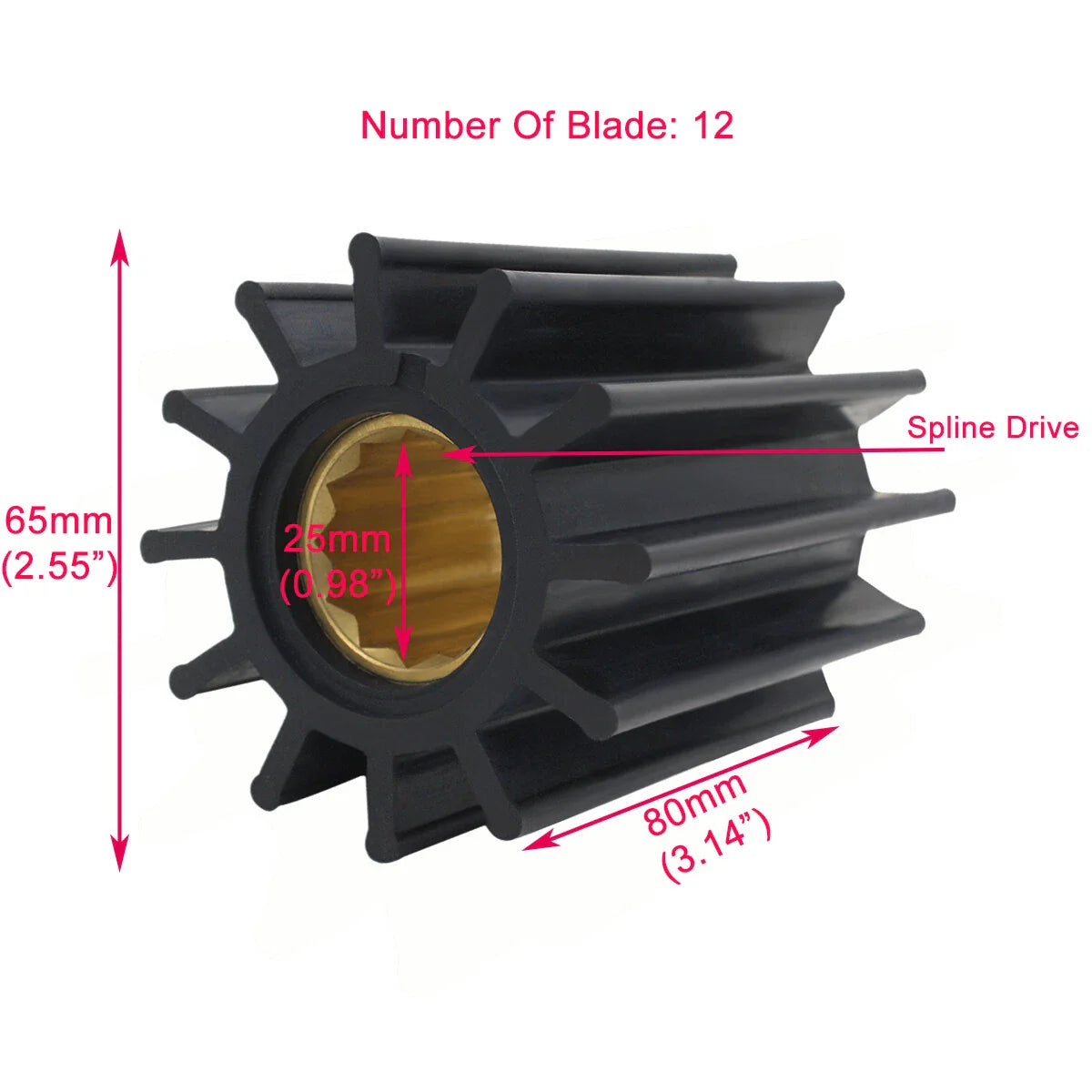 Impeller Kit for Yanmar 6LY3 Series Marine Diesel (119HP)