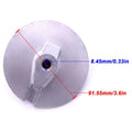 Zinc Trim Tab Anode for Yamaha Outboards F150/F200/F225/F250