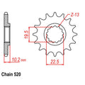 SuperSprox Chain Sprocket for Suzuki DR250 (1990–1993)