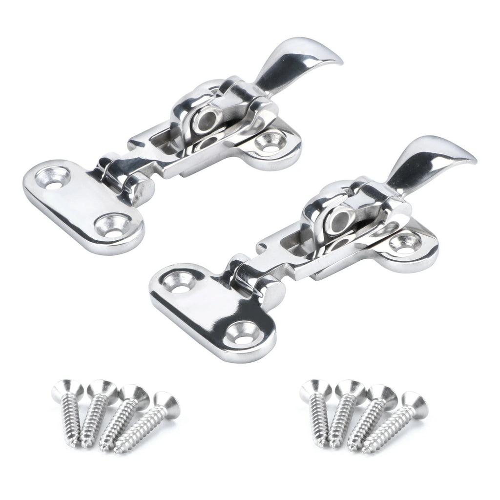 Marine 316 Stainless Steel Adjustable Toggle Hatch Cabinet Hinge Clamp for Boats