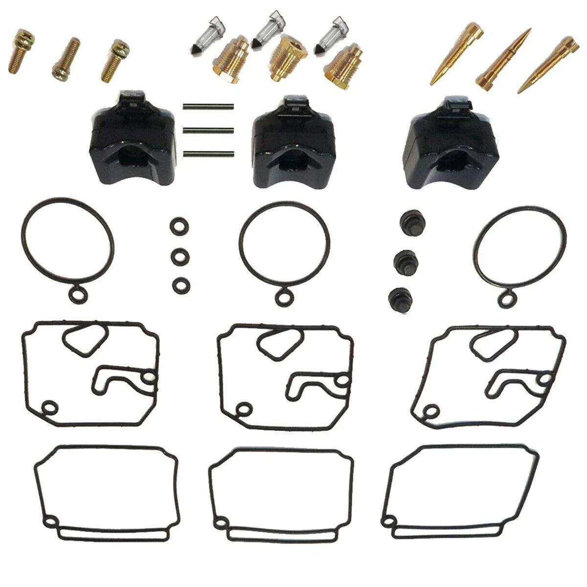 New Carburetor Repair Kit for Yamaha 40-50HP 2-Stroke Outboard 1989-2006