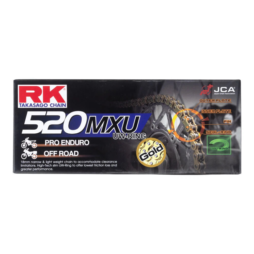 RK Chain 520 MXU for Suzuki RM-Z250 (2004–2022)
