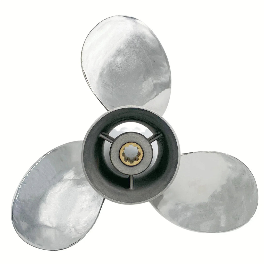 Propeller 9 1/4x12 for Yamaha Outboard 9.9-15HP Stainless Steel 8 Tooth