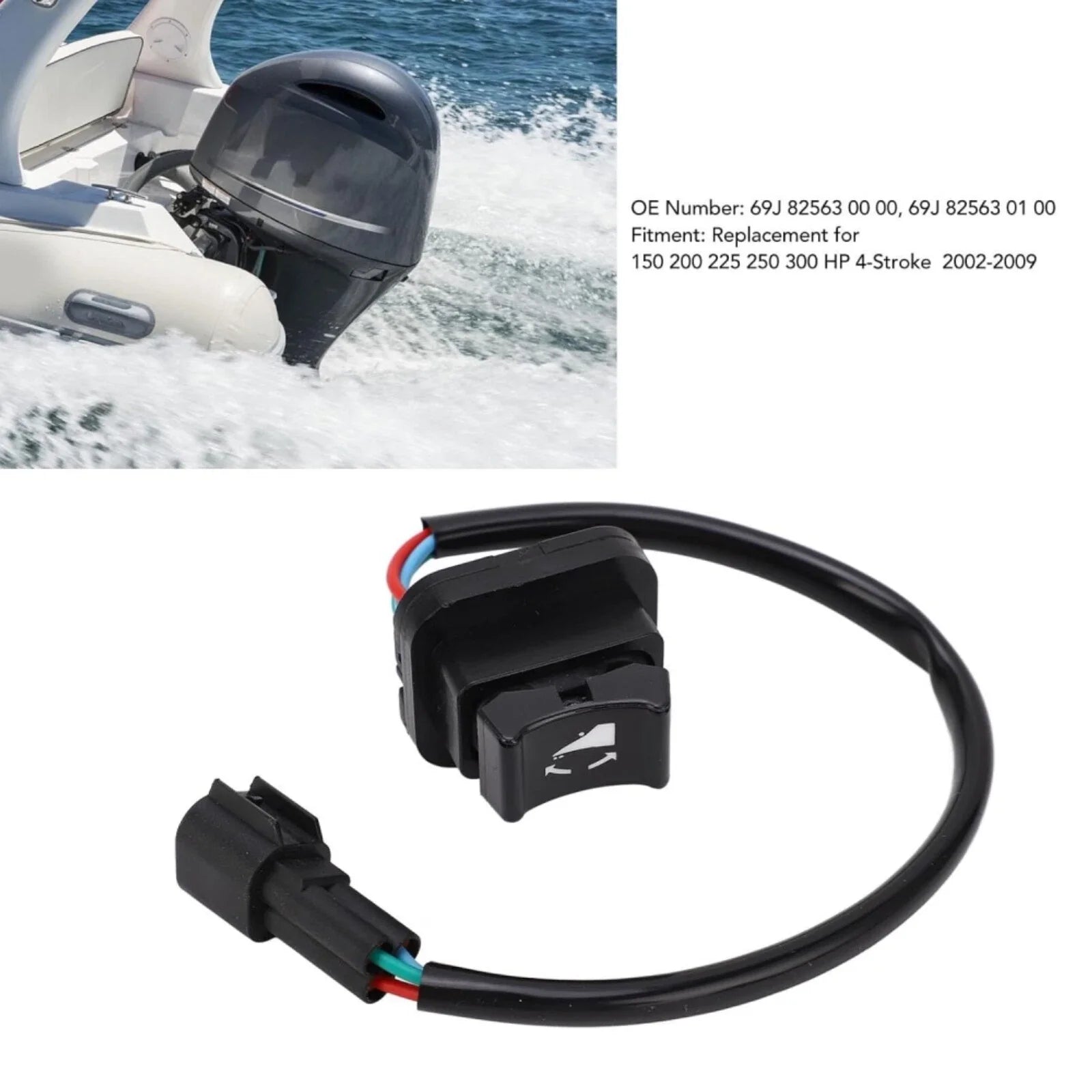 Trim & Tilt Switch Assy for Yamaha 4-Stroke Outboard