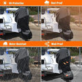 Black Boat Outboard Engine Cover Waterproof for 20-30HP Motors