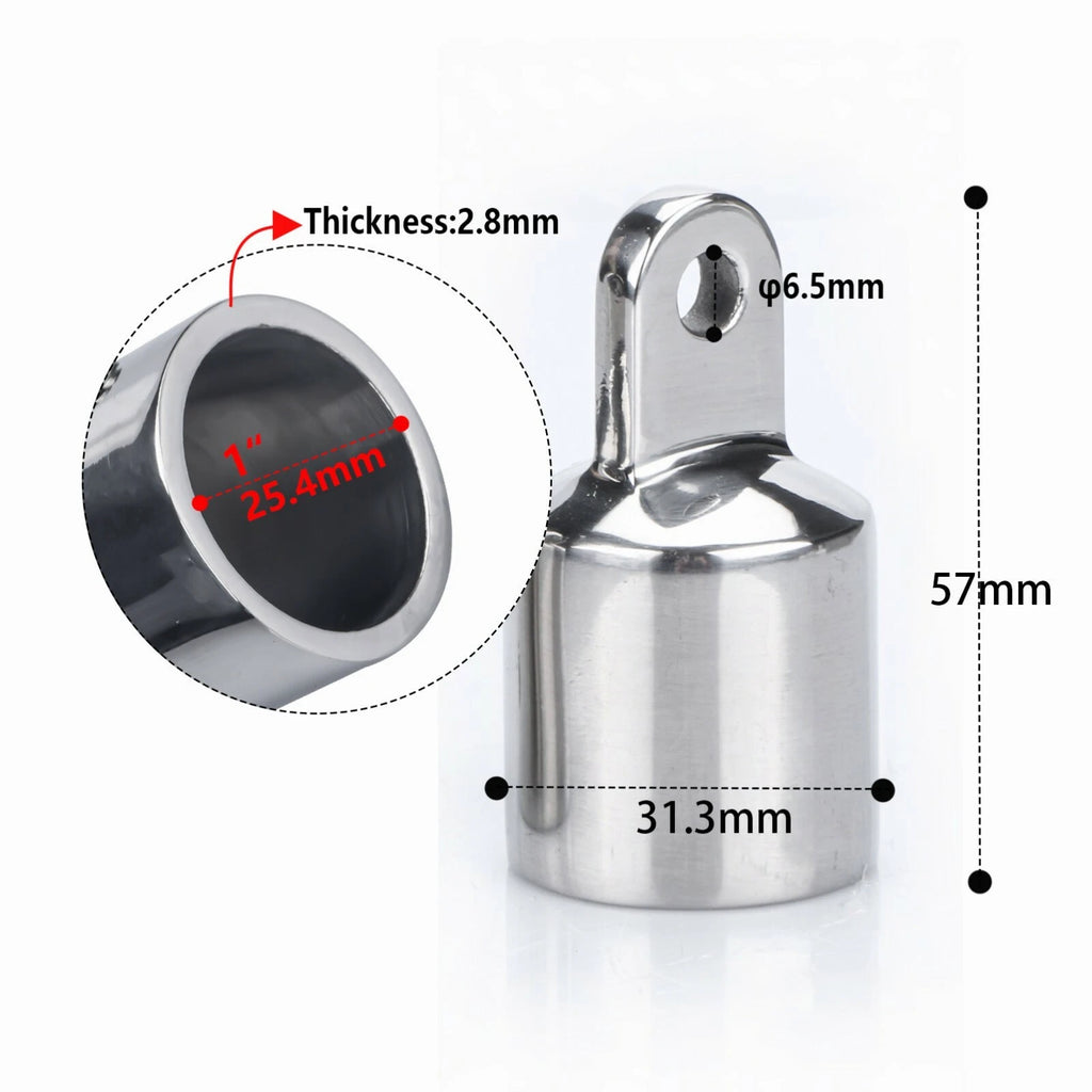 Boat Bimini Top Jaw Slide Fittings & External Eye End for Marine Use
