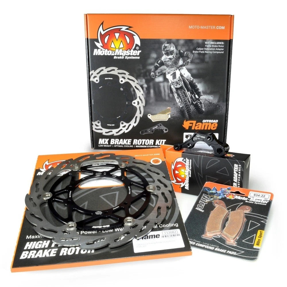 MotoMaster Flame OS Brake Disc 270mm for Suzuki DR-Z400E (2000–2024)