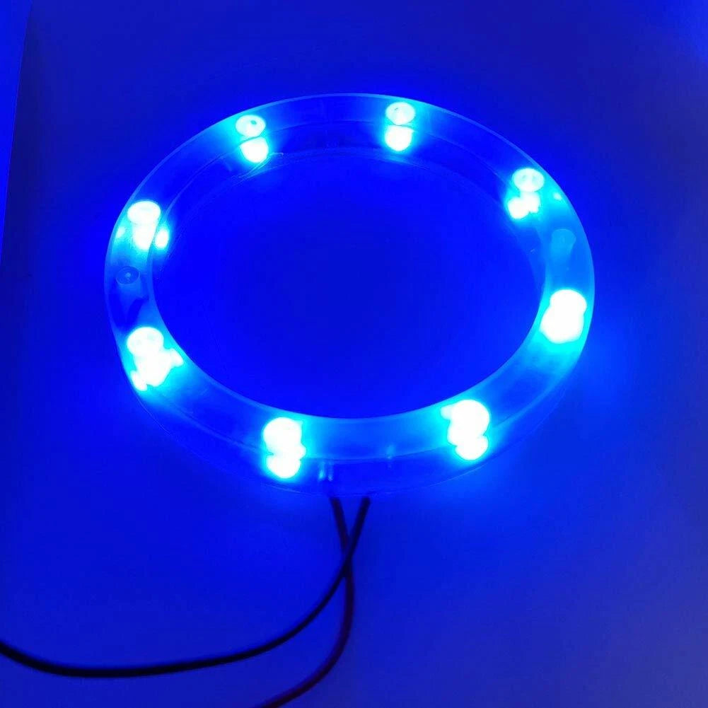 Blue LED Light Stainless Steel Cup Drink Holder for Marine Yacht Boat RV